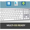 ADESSO Multi-OS Scissor switch Desktop keyboard