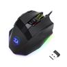 Redragon M801P-RGB Sniper Pro Gaming Mouse with 16.8 million color lighting, Wireless and Wired Dual Mode Connection(Open Box)