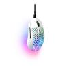 STEELSERIES Aerox 3 Snow- Super Light Gaming Mouse - 8,500 CPI TrueMove Core Optical Sensor - Ultra-lightweight 59g Water Resis