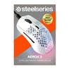 STEELSERIES Aerox 3 Snow- Super Light Gaming Mouse - 8,500 CPI TrueMove Core Optical Sensor - Ultra-lightweight 59g Water Resis