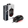 MSI Clutch GM08 - Souris de jeu, jusqu'à 4200 DPI, capteur optique PixArt PAW 3519, poids réglable