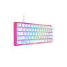 HYPERX Alloy Origins 60 Pink: 60% Form, HyperX Red, RGB, PBT Keycaps(Open Box)