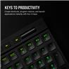 CORSAIR K100 AIR Mechanical Wireless CHERRY Ultra Low Profile Tactile Switch Keyboard with RGB Backlighting – Black