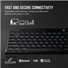 CORSAIR K100 AIR Mechanical Wireless CHERRY Ultra Low Profile Tactile Switch Keyboard with RGB Backlighting – Black