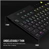 CORSAIR K100 AIR Mechanical Wireless CHERRY Ultra Low Profile Tactile Switch Keyboard with RGB Backlighting – Black