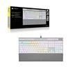 CORSAIR K70 PRO Optical-Mechanical Wired CORSAIR OPX Optical Switch Keyboard with RGB Backlighting – White(Open Box)