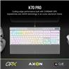 CORSAIR K70 PRO Optical-Mechanical Wired CORSAIR OPX Optical Switch Keyboard with RGB Backlighting – White(Open Box)