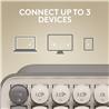 LOGITECH POP Keys Wireless Mechanical Keyboard - Mist
