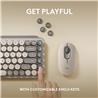 LOGITECH POP Keys Wireless Mechanical Keyboard - Mist