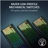 RAZER BlackWidow V4 Low Profile TKL (80%) Gaming Keyboard, Black