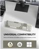 Keychron C2 Pro 8K Pleine grandeur Clavier de jeu, Blanc(Open Box)