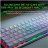 Clavier de jeu Razer Huntsman Mini 60 %, blanc (anglais), profil standard, commutateur optique analogique Razer™ de 2e génér...