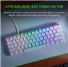 Clavier de jeu Razer Huntsman Mini 60 %, blanc (anglais), profil standard, commutateur optique analogique Razer™ de 2e génér...