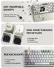 Keychron C2 Pro 8K Pleine grandeur Clavier de jeu, Blanc Fumé