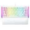 Clavier de jeu Razer BlackWidow V4 75 %, blanc (anglais), profil standard, commutateurs tactiles (RZ03-05001700-R3M1)