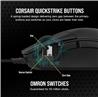 CORSAIR Droitier Gaming Mice - Noir ()(Open Box)