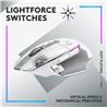 LOGITECH G502 X PLUS LIGHTSPEED Wireless RGB Gaming Mouse - Optical mouse with hybrid switches - White