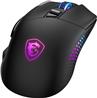 MSI VERSA PRO WIRELESS Gaming Mice - Black, 15 Buttons with 13 Programmable Buttons via MSI Center, 26000 DPI (VERSA PRO W)