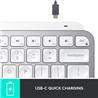 Introducing MX Keys Mini, a smaller, smarter, and mightier minimalist keyboard made for creators in Pale Grey