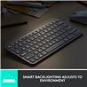 Introducing MX Keys Mini, a smaller, smarter, and mightier minimalist keyboard made for creators in Pale Grey