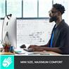 Introducing MX Keys Mini, a smaller, smarter, and mightier minimalist keyboard made for creators in Pale Grey