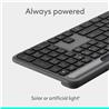 LOGITECH Pleine grandeur Clavier de productivité, GRAPHITE