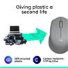 LOGITECH M330 Silent Wireless Mouse - Grey/Yellow