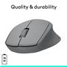 LOGITECH M330 Silent Wireless Mouse - Grey/Yellow