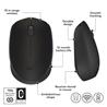 LOGITECH  M170 Wireless Mouse (Black)(Open Box)