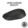 LOGITECH  M170 Wireless Mouse (Black)(Open Box)