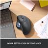 LOGITECH ERGO M575 Wireless Trackball - Black