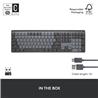 LOGITECH  MX Mechanical Wireless Keyboard (Tactile Quiet Switches)(Open Box)