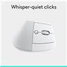 Souris sans fil ergonomique verticale LOGITECH Lift (blanc cassé)