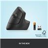 LOGITECH  Lift Vertical Ergonomic Wireless Mouse (Graphite)