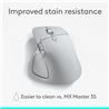 LOGITECH MX Master 4 Right-handed Ergonomic Mice - Pale Grey