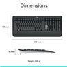 LOGITECH (MK540 Advanced) - Ensemble clavier/souris sans fil français