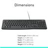 LOGITECH K120 USB Keyboard - French (920-002851)