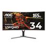 AOC 34" TFT 3440x1440 VA incurvé 165 Hz 1 ms (MPRT) Moniteur de jeu(Open Box)