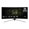 MSI MAG 34 po 3440 x 1440 UWQHD Rapid VA 200Hz de jeu Moniteur
