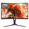 AOC 27" QHD 2560x1440 Mini LED 180Hz 1ms (GtG) Gaming Monitor