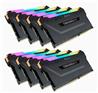 Corsair VENGEANCE® RGB PRO 256GB (8 x 32GB) DDR4 DRAM 3200MHz C16 Memory Kit — Black (CMW256GX4M8E3200C16)