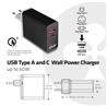 CLUB 3D USB Type A and C Wall Power Charger up to 60W(Open Box)