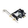 ASUS (PCE-AX3000) ASUS PCE-AX3000 WiFi 6 (802.11ax) Adapter with 2 external antennas. Supporting 160MHz for total data rate up 