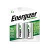 ENERGIZER C 2500mAh NiMH Rechargeable Battery 2 Pack (NH35BP2)