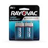 RAYOVAC 9V Alkaline Battery 2 Pack