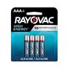 RAYOVAC High Energy AAA Alkaline Battery 4 Pack