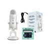 Logitech Blue Yeti Premium USB Gaming Microphone, White Mist