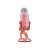 Microphone de jeu USB premium Logitech Blue Yeti - Aube rose