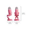 Microphone de jeu USB premium Logitech Blue Yeti - Aube rose