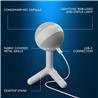 LOGITECH G Yeti Orb Condenser  LIGHTSYNC RGB Gaming Microphone, White